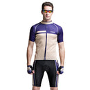 Mens Sports Riding Cycling Jersey Summer Bicycle Short Sleeve Suit Polyester Fabic Shorts Quick Dry