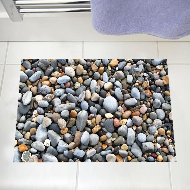 Vatican 3d Wall Sticker Cobblestone Home Decoration Bathroom Floor Anti Skid