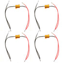 4pcs 12V 25w 8.2 ohm Indicator Light Resistor Flasher Relay Motorcycle Car Aluminum
