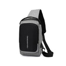 5L USB Anti Theft Crossbody Bag Outdoor Men Shoulder Bag Camping Travel Chest Waist Pack