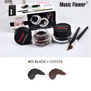 Music Flower Black Waterproof Eyeliner Gel Makeup Cosmetic Gel Eye Liner Lasting