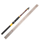 ZANLURE 1 Pcs 1.8/2.1/2.4/2.7m Carbon Fiber Telescopic Mini Fishing Rod Travel Sea Fishing Pole Spinning Casting Rods
