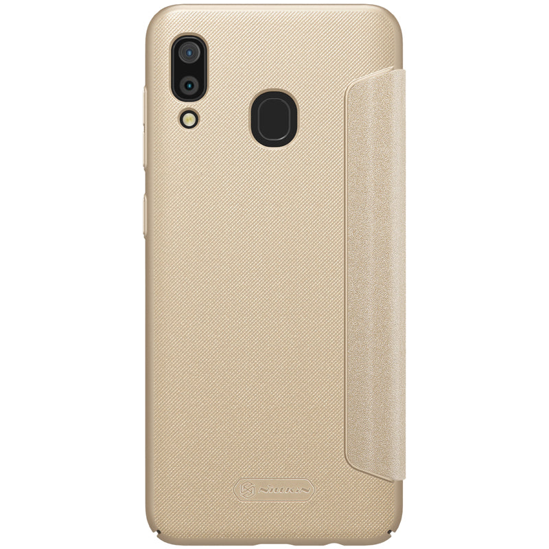 NILLKIN PU Leather Full Cover Flip Anti-scratch Protective Case for Samsung Galaxy A30 2019