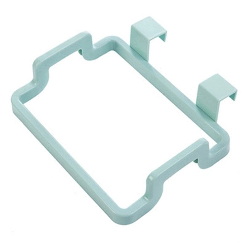 Towel Shelf Holders Cupboard Bag Clips Door Back Trash Rack Storage Garbage Bag Holder Hanging Kitchen Cabinets Storage Bag