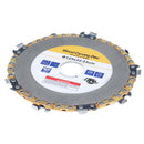 Drillpro Gold 5 Inch Grinder Chain Disc 9 Tooth Wood Carving Disc For 125 Angle Grinder