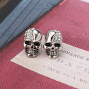 Punk Skull Head Ear Stud Rhinestone Earrings Wholesale for Men Women