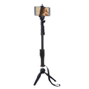 YT-1288 Extendable bluetooth Remote Control Mirror Selfie Stick Monopod for Cell Phone Gopro Camera