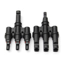 1Pairs MC4 3T Connector Male and Female MC4 3 Branch Solar Panel Connector
