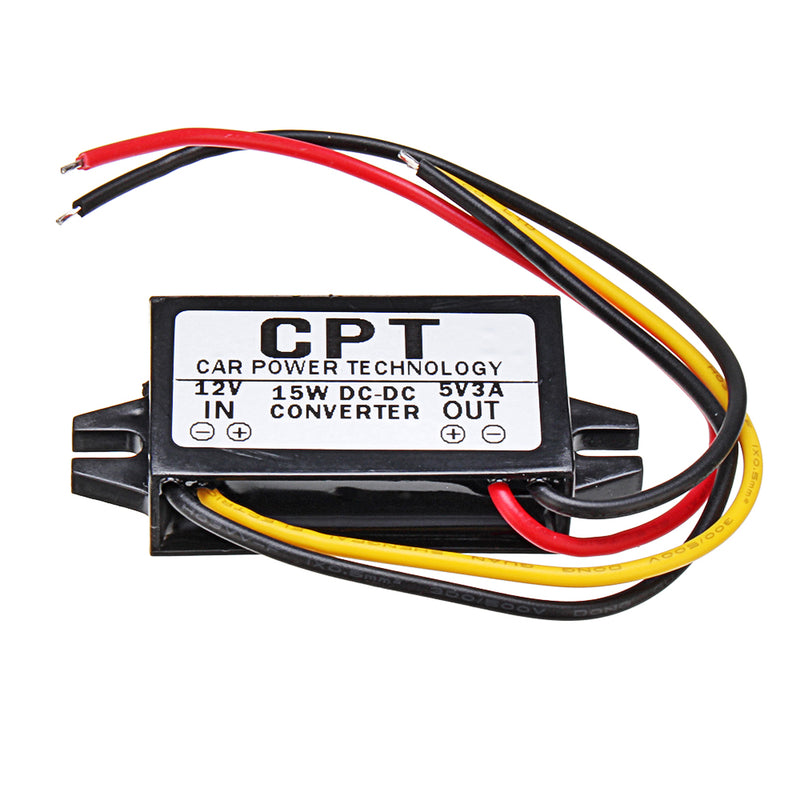 CPT-UL-1 Waterproof 12V to 5V 3A 15W DC to DC Converter Regulator CPT Car Power Converter Step Down Module