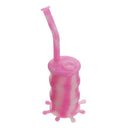 Multi Color Luminous Silicone Water Glass Pipe Glow In The Dark Glass Smoke Pipe