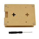 Acrylic Protective Case with Cooling Fan for Raspberry Pi 4 Model B/3B+/3B/2B