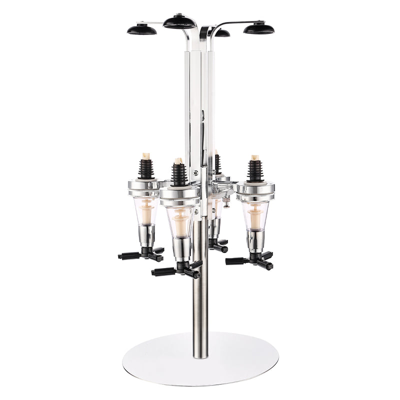 4 Head Bar Wine Juice Alcohol Liquor Cocktail Beer Pourer Bottle Shot Dispenser Wine Decanter