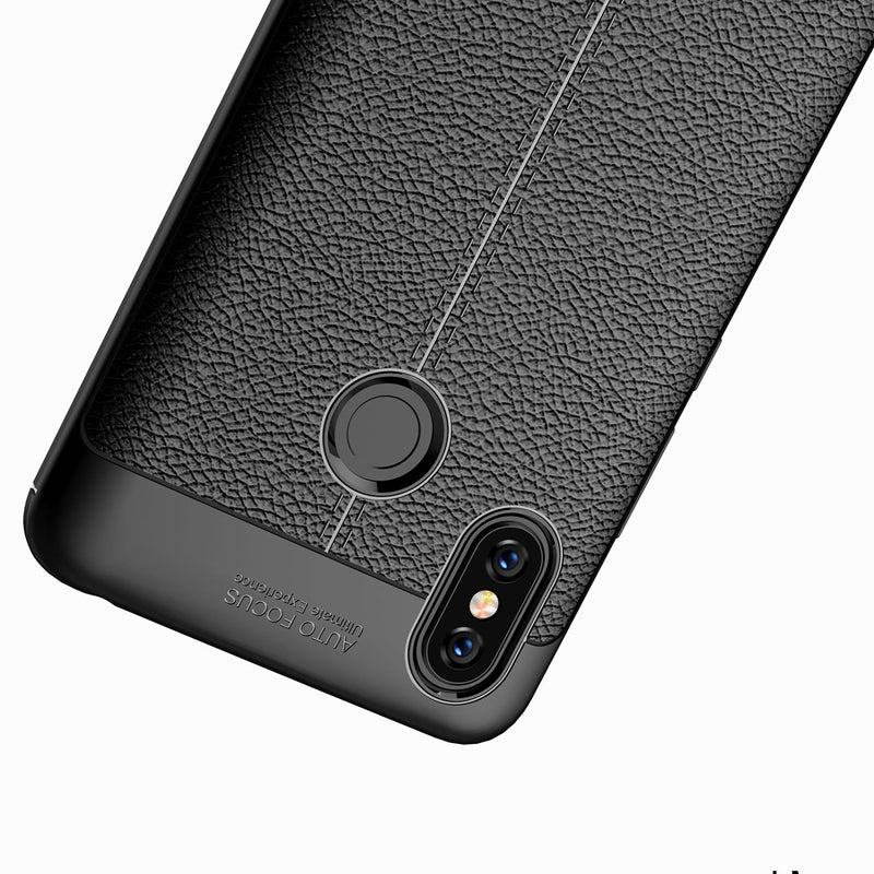 Bakeey Litchi Anti-fingerprint Silicone Protective Case For Xiaomi Mi Max 3