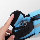 KUULAA Waterproof Pack Nylon Reflective Sports Waist Bag Storage Bag with Headphone Hole for Smartphone below 6.5 inch screen