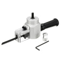 Double Head YT-180A Wood Sheet Metal Nibbler Cutter Power Drill Attachment Holder Tool