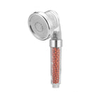 3 Mode High Turbo Pressure Shower Head Water Saving Ionic Filter Handheld Bath Showerhead