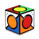 QiYi Six Spot Irregular Style ABS Colorful Magic Cube Puzzle Education Toy for Children Gift