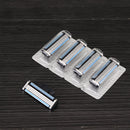 Minleaf ML-GT3 8pcs Men's 3-Layers Razor Blade Refills fit with Gillette MACH 3 Razor Replacement Head with Aloe Vera Lubrastrip