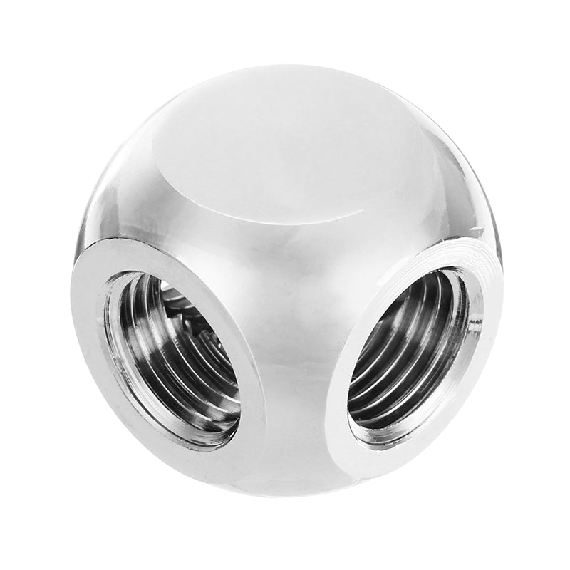 T-Shape 3 Way G1/4" Internal Thread Water Cooling Fittings Connectors