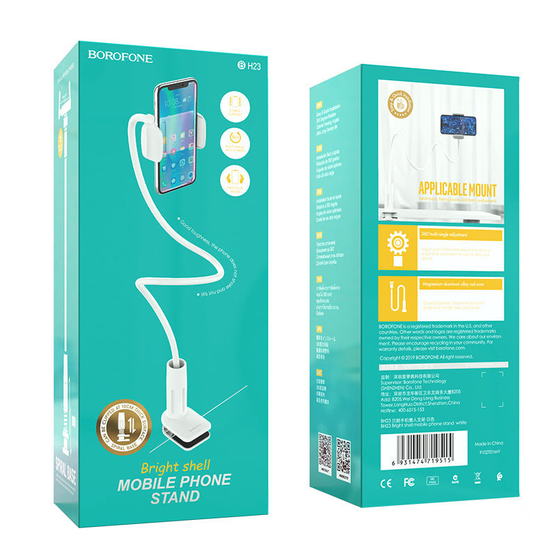 HOCO Lazy Goosneck Long Arm Phone Holder for 4.5-6.5 Inch Smart Phone for iPhone 11 Pro Max Samsung Galaxy Note 10