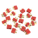 Excellway DC 012 20pcs T Plug Male & Female Connectors Deans Style For RC LiPo Battery
