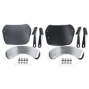 5-7 inch Headlight Universal Motorcycle Windshield Flexible Extension Spoiler Windscreen Sun Visor