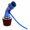 3inch 75mm Universal Short Racing High Flow Air Intake Kit Pipe + Filter + Clamp