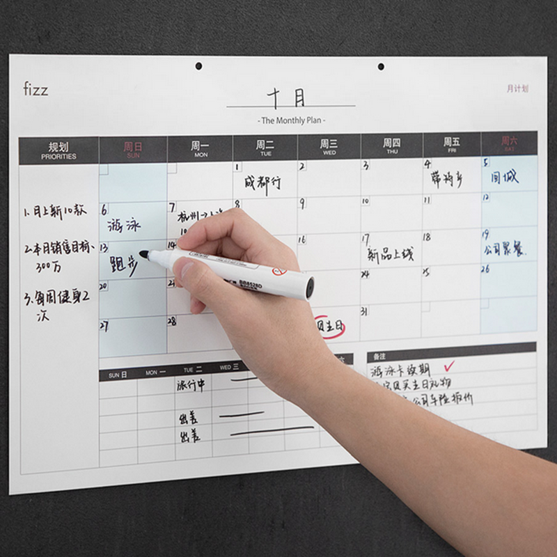 Fizz Plan Record Notebook Weekly Planner Hang Rope Design Journal Diary Plan Record Paper from XIAOMI YOUPIN