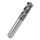 Drillpro 8pcs 2-12mm 4 Flutes Carbide End Mill Set Tungsten Steel Milling Cutter Tool