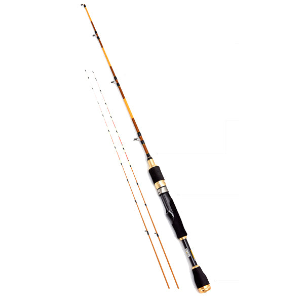 LEO Telescopic 1.2M-1.5M Carbon Fishing Rod Super Soft Three Poles Travel Fishing Rod