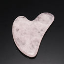 Natural Rose Quartz Jade Stone Gua Sha Board Manual Scraping Plate Face Body SPA Acupuncture Massage Relaxation Massager Health Care
