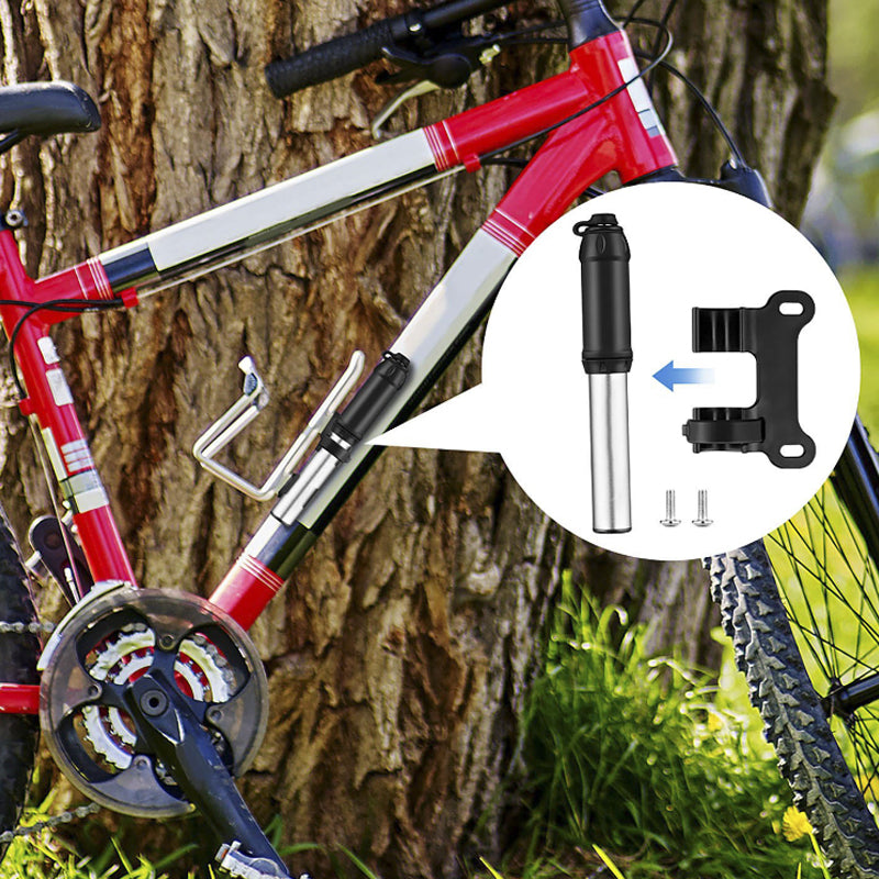 2 In 1 Valve High Pressure Cycling Air Pump Portable Mini Lightweight Inflator Bike Pump