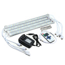 4 X 30CM Kitchen Night Light Under Cabinet Counter SMD5630 LED Rigid Strip Lamp Bar Full Kit DC12V
