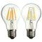 E27 A60 LED 8W COB Edison Retro Filament Light White/Warm White Tungsten Globe Lamp Bulb AC 220V