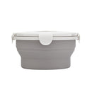 Jordan&Judy 1Pcs Folding Cup Silicone Lunch Box Meal Bowl Food Container Camping Picnic