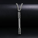 Stainless Steel Jingubang Monkey King Pendant Necklace Chain Myth Journey to the West
