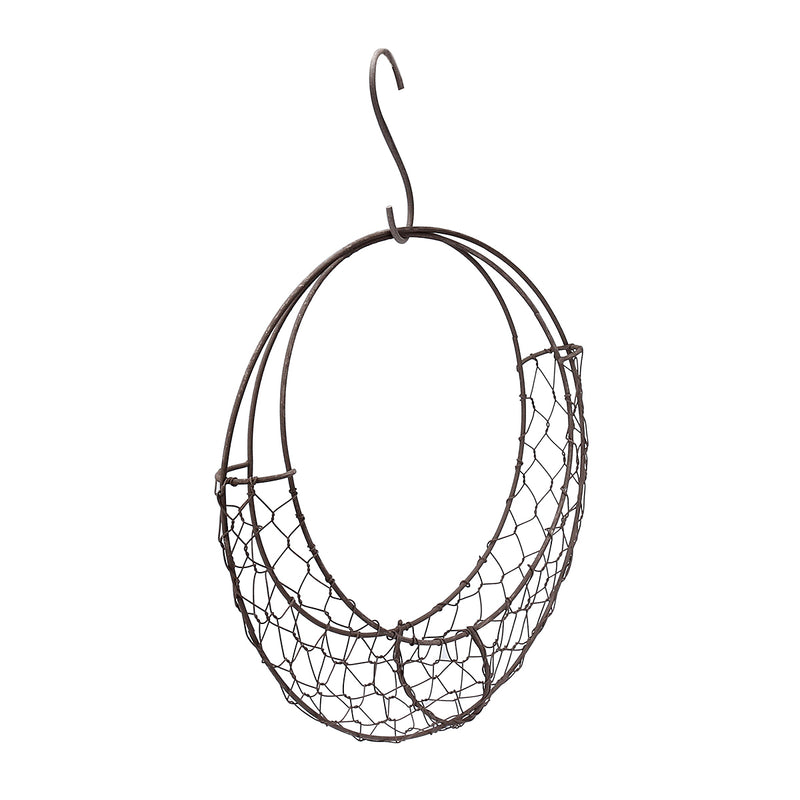 Hanging Flower Pot Iron Wall Succulent Planters Rustic Plant Holder Home Decorations