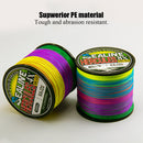 8 Strands Braided Fishing Line 500m Multi Color Super Strong Multifilament PE Braid Line 10LB 20LB 30LB 40LB 100LB 200LB