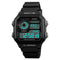 SKMEI 1373 Countdown Compass Waterproof LED Digital Watch Sports Style Men Wrist Watch