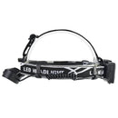 XANES 2504A 1900LM 8LED Cycling Headlamp 7 Switch Modes 4T6+2COB+2 Red Warning Light Double Switch