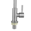 304 Stainless Steel Faucet Large Vertical Water Tap With 50cm Double Head Tube Kitchen Bathroom Faucets