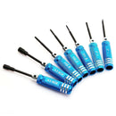 7 Pcs Steel Hex Socket Nut Key Screwdriver Wrench Tool Set