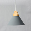 Diameter 25CM Modern Wooden Pendant Ceiling Hanging Lamp Chandelier Kitchen Light Fixture