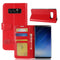 Bakeey Bracket Flip Wallet Card Slots PU Leather Case for Samsung Galaxy Note 8