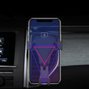 Licheers Car Air Vent Gravity Linkage Auto Lock Car Phone Holder For 4.0 Inch - 6.0 Inch Smart Phone iPhone Samsung Xiaomi