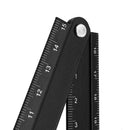 Drillpro Foldable 0-300mm 90 Degree Angle Ruler Woodworking Stationery Line Drawing Ruler