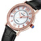 WWOOR 8807 Ultra Thin Elegant Design Ladies Wrist Watch Leather Strap Quartz Watches
