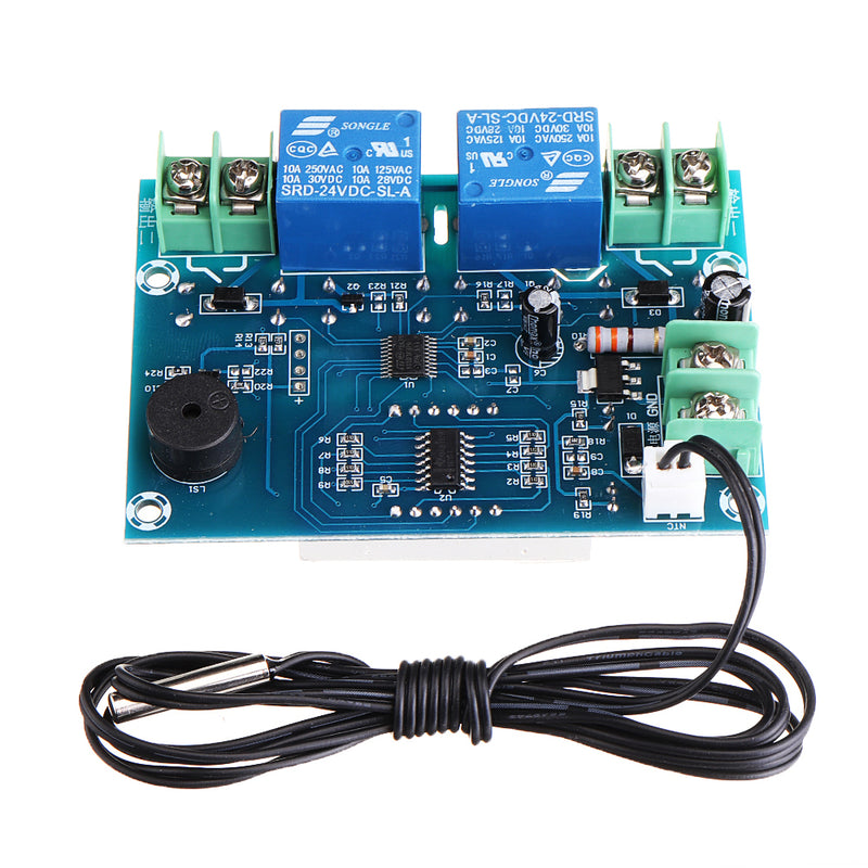 XH-W1316 Thermostat Control + Acceleration 2 Relay Temperature Controller DC12V24V High and Low Alarm Controller