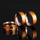 Rose Gold NTAG213 NFC Tag Finger Ring Multifunctional Intelligent Ring Titanium Steel Smart Wear Finger Digital Rings for Men Women