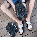 S-0056 Summer Fashion Men Male Cool Genuine Leather Open Toe Casual Beach Shoes Slippers Sandals